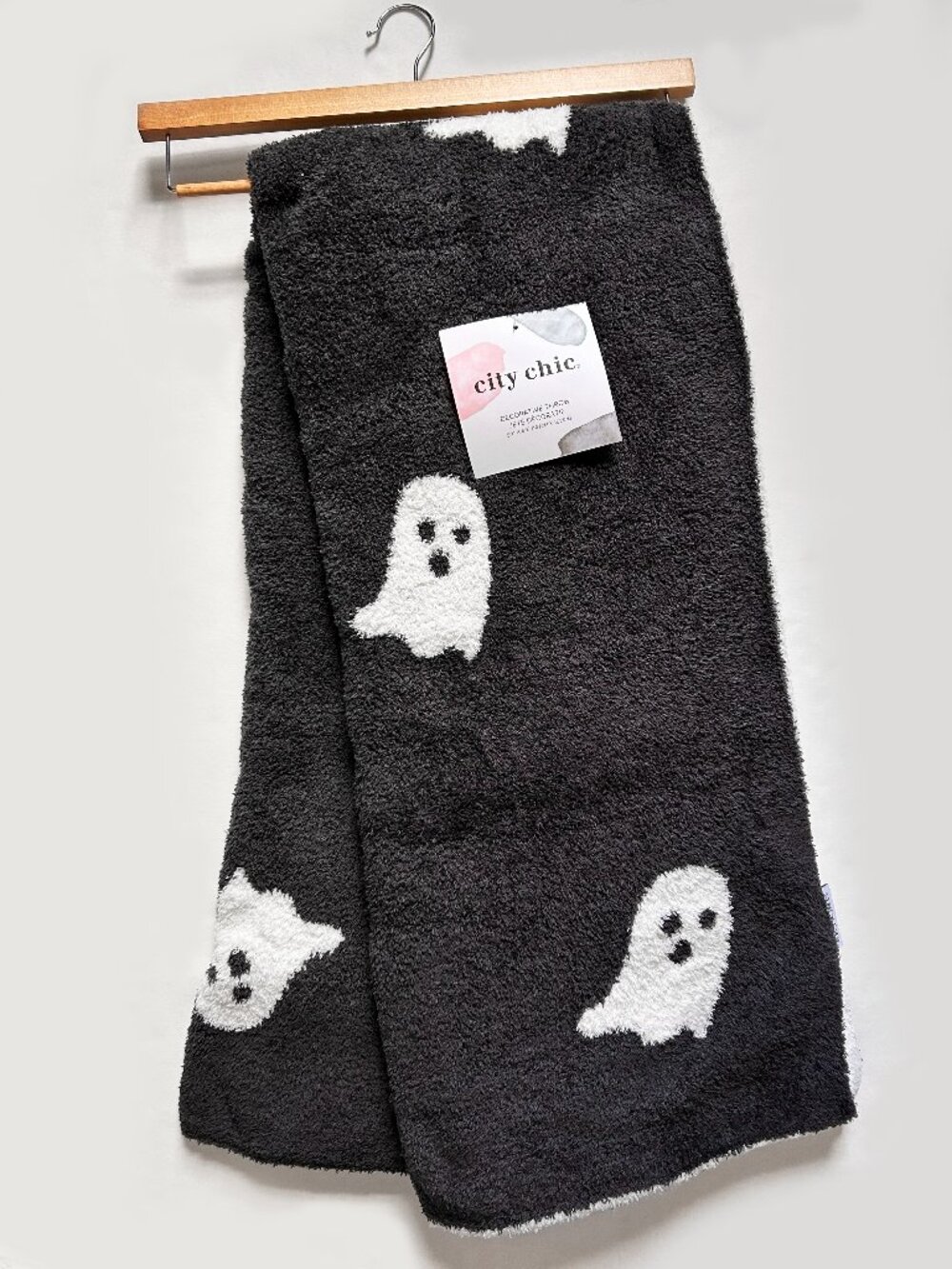 Halloween Ghost Reversible Throw Blanket NWT